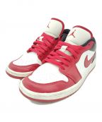 NIKEナイキ）の古着「WMNS AIR JORDAN 1 LOW」｜レッド×ホワイト×ブラック