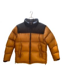 THE NORTH FACE（ザ ノース フェイス）の古着「ヌプシダウンジャケット」｜オレンジ×ブラック