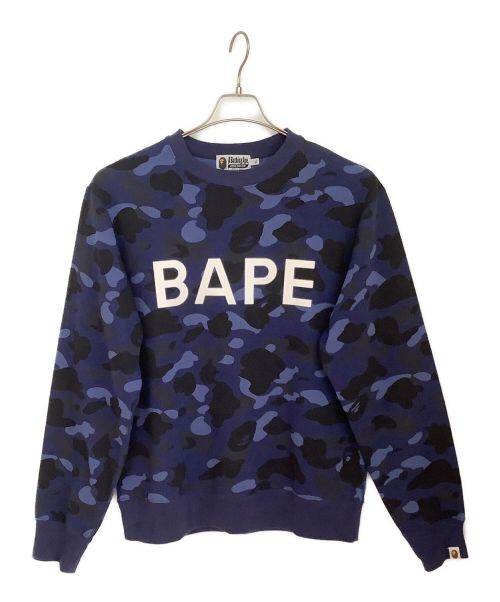 A BATHING APE（アベイシングエイプ）A BATHING APE (アベイシングエイプ) スウェット ネイビー サイズ:XLの古着・服飾アイテム