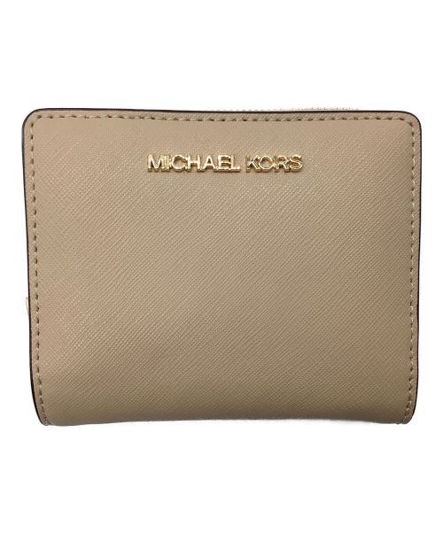 MICHAEL KORS（マイケルコース）MICHAEL KORS (マイケルコース) 2つ折り財布 ピンクの古着・服飾アイテム