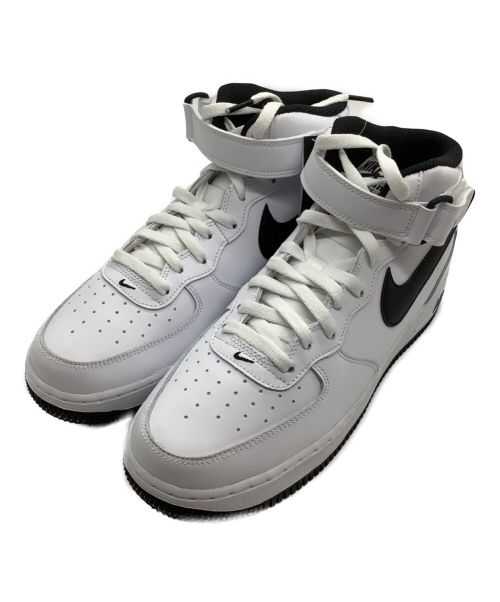 NIKE（ナイキ）NIKE (ナイキ) エア フォース 1 MID ‘07 ホワイト×ブラック サイズ:26.5 未使用品の古着・服飾アイテム