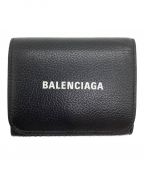 BALENCIAGAバレンシアガ）の古着「3つ折り財布」｜ブラック