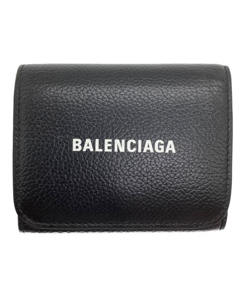 BALENCIAGA（バレンシアガ）BALENCIAGA (バレンシアガ) 3つ折り財布 ブラックの古着・服飾アイテム