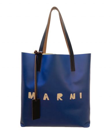 中古・古着通販】MARNI (マルニ) トートバッグ ブルー×ホワイト