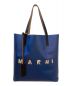 MARNI（マルニ）の古着「トートバッグ」｜ブルー×ホワイト