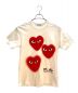 PLAY COMME des GARCONS（プレイ コムデギャルソン）の古着「カットソー」｜ホワイト