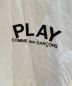 中古・古着 PLAY COMME des GARCONS (プレイ コムデギャルソン) カットソー ホワイト サイズ:L：9800円