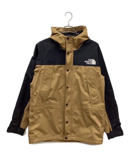 THE NORTH FACE（ザ ノース フェイス）THE NORTH FACE (ザ ノース フェイス) マウンテンライトジャケット ブラック×ベージュ サイズ:Lの古着・服飾アイテム