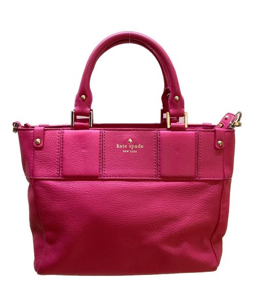 Kate Spade（ケイトスペード）Kate Spade (ケイトスペード) 2WAYショルダーバッグ ショッキングピンクの古着・服飾アイテム