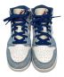 NIKE (ナイキ) Air Jordan 1 Mid ブルー×ホワイト サイズ:24cm：22800円