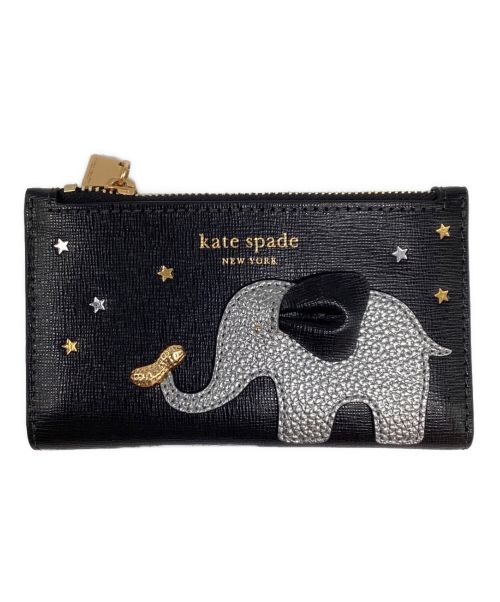 Kate Spade（ケイトスペード）Kate Spade (ケイトスペード) 財布 ブラック×シルバーの古着・服飾アイテム