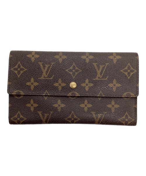 LOUIS VUITTON（ルイ ヴィトン）LOUIS VUITTON (ルイ ヴィトン) ポルトフォイユ・インターナショナル ブラウンの古着・服飾アイテム