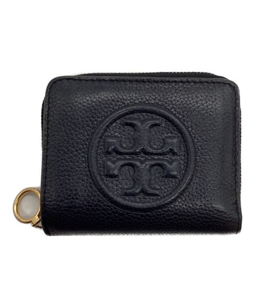 TORY BURCH（トリーバーチ）TORY BURCH (トリーバーチ) 2つ折り財布 ブラックの古着・服飾アイテム