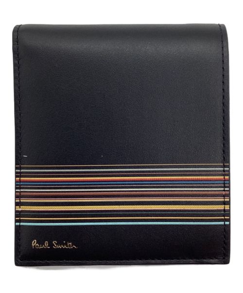 PAUL SMITH（ポールスミス）PAUL SMITH (ポールスミス) 2つ折り財布 ブラックの古着・服飾アイテム