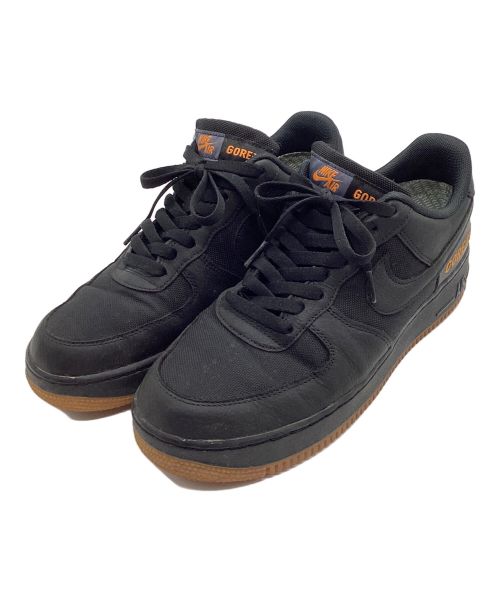 NIKE（ナイキ）NIKE (ナイキ) Air Force 1 Low Gore-Tex Bright Ceramic ブラック×オレンジ サイズ:27.5cmの古着・服飾アイテム