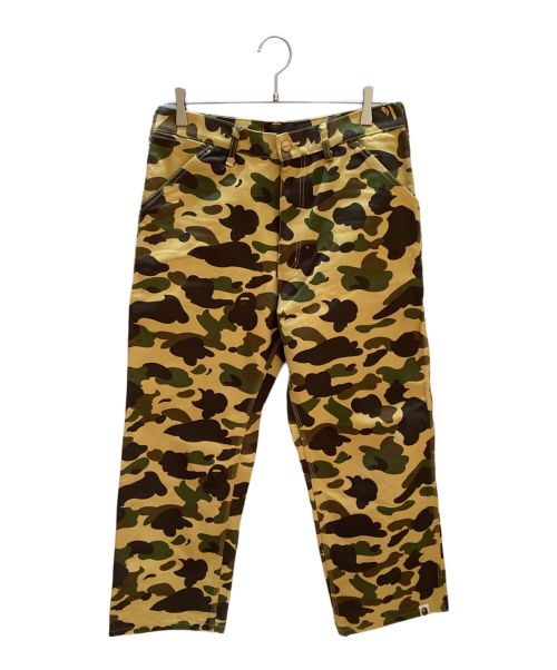 CarHartt（カーハート）CarHartt (カーハート) A BATHING APE (アベイシングエイプ) SINGLE KNEE PANT ブラウン×オリーブ サイズ:Mの古着・服飾アイテム