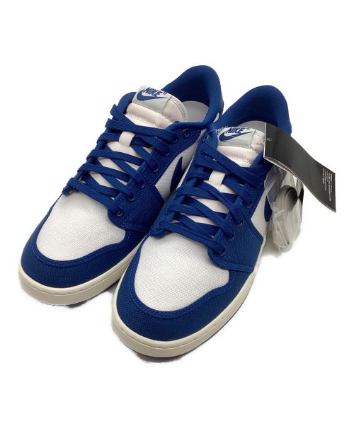 NIKE（ナイキ）NIKE (ナイキ) AIR JORDAN 1 KO LOW ブルー×ホワイト サイズ:28cm 未使用品の古着・服飾アイテム