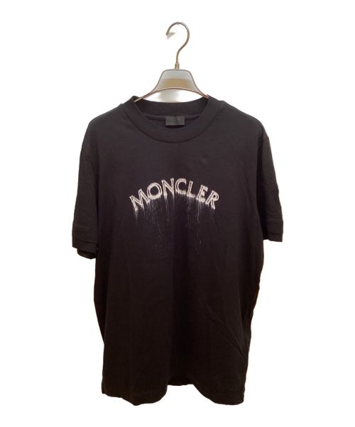 MONCLER（モンクレール）MONCLER (モンクレール) 半袖カットソー ブラック サイズ:Mの古着・服飾アイテム