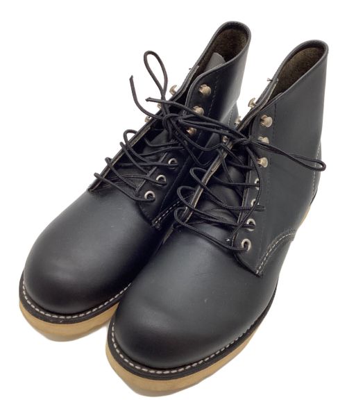 RED WING（レッドウィング）RED WING (レッドウィング) 6インチ クラシックラウンド ブラック サイズ:26cmの古着・服飾アイテム