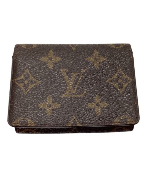 LOUIS VUITTON（ルイ ヴィトン）LOUIS VUITTON (ルイ ヴィトン) アンヴェロップ・カルト ドゥ ヴィジット ブラウンの古着・服飾アイテム