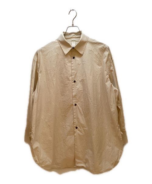 SHINYA KOZUKA（シンヤコズカ）SHINYA KOZUKA (シンヤコズカ) CLASSIC SHIRT ベージュ サイズ:Sの古着・服飾アイテム