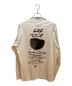 UNDERCOVER × HUMAN MADE (アンダーカバー×ヒューマンメイド) ロングスリーブカットソー ホワイト サイズ:XL：10000円