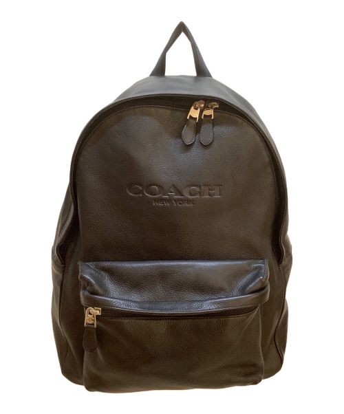 COACH（コーチ）COACH (コーチ) レザーリュック ブラックの古着・服飾アイテム