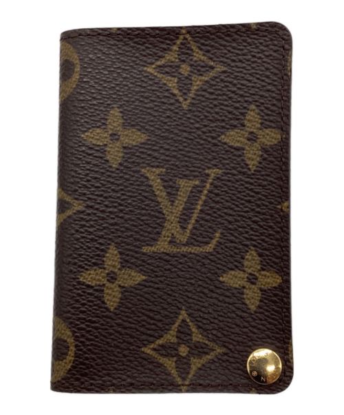 LOUIS VUITTON（ルイ ヴィトン）LOUIS VUITTON (ルイ ヴィトン) ポルトカルト・クレディ・プレッシオン ブラウンの古着・服飾アイテム