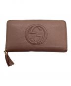 GUCCIグッチ）の古着「長財布」｜ピンク