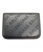 BALENCIAGAバレンシアガ）の古着「3つ折り財布」｜グレー×ブラック