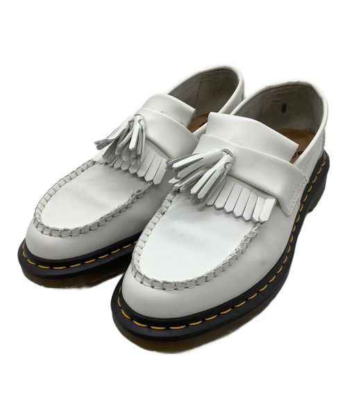 Dr.Martens（ドクターマーチン）Dr.Martens (ドクターマーチン) タッセルローファー ホワイト サイズ:UK8の古着・服飾アイテム