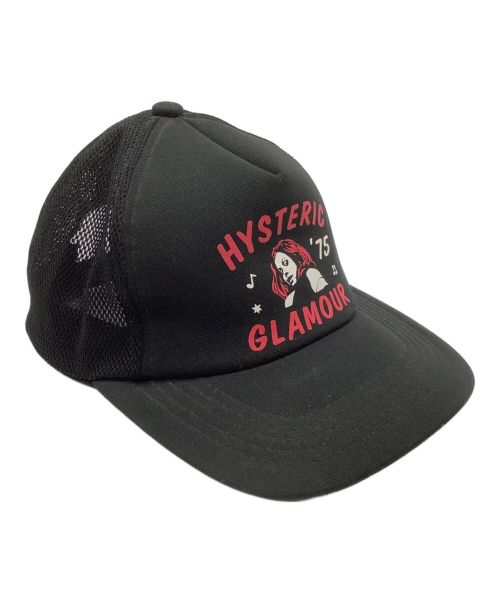 Hysteric Glamour（ヒステリックグラマー）Hysteric Glamour (ヒステリックグラマー) メッシュキャップ ブラック サイズ:FREEの古着・服飾アイテム