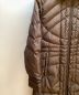 中古・古着 MONCLER (モンクレール) ダウンコート ブラウン サイズ:O：25000円