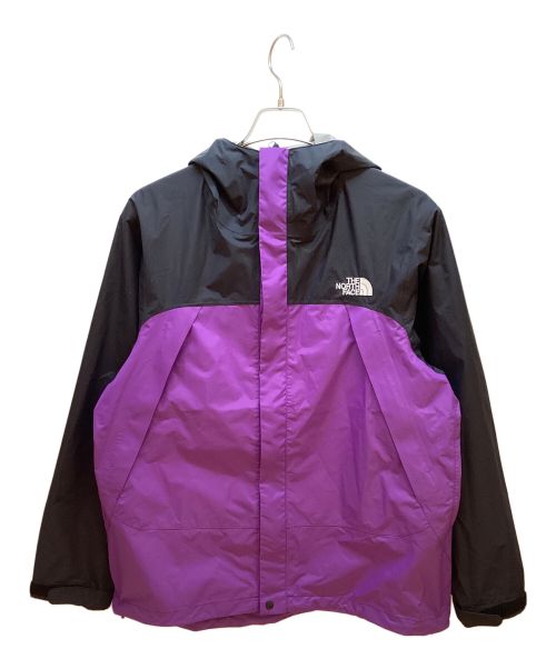 THE NORTH FACE（ザ ノース フェイス）THE NORTH FACE (ザ ノース フェイス) ドットショットジャケット ブラック×パープル サイズ:Lの古着・服飾アイテム