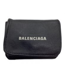 BALENCIAGA（バレンシアガ）の古着「3つ折り財布」｜ブラック