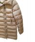 中古・古着 MONCLER (モンクレール) ダウンコート ベージュ サイズ:ＦＲＥＥ：34000円