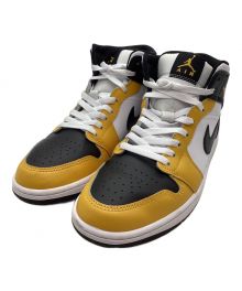 NIKE（ナイキ）の古着「Air Jordan 1 Mid "Yellow Ochre"」｜ブラック×イエロー