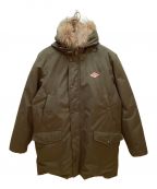 DANTONダントン）の古着「FAKE FUR HOODED DOWN COAT」｜オリーブ