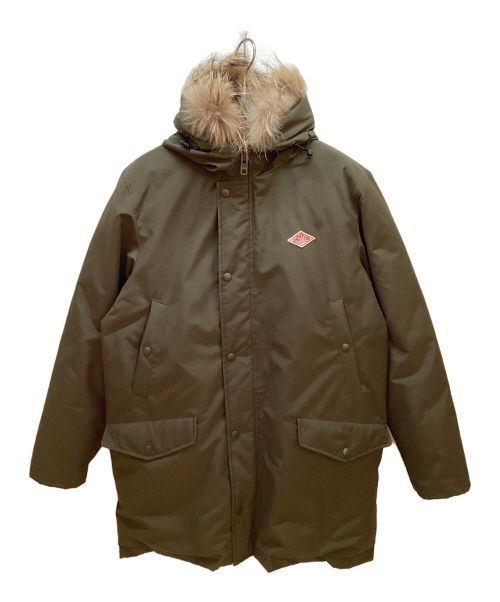 DANTON（ダントン）DANTON (ダントン) FAKE FUR HOODED DOWN COAT オリーブ サイズ:42の古着・服飾アイテム