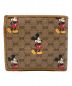 GUCCI (グッチ) DISNEY (ディズニー) GUCCI×DISNEY 2つ折り財布 ブラウン：24000円