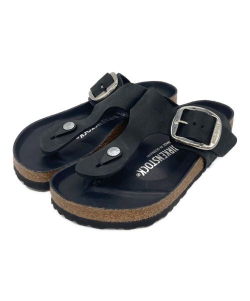 BIRKENSTOCK（ビルケンシュトック）BIRKENSTOCK (ビルケンシュトック) Gizeh Big Buckl/ギゼービッグバックル ブラック サイズ:22.5の古着・服飾アイテム