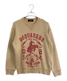 DSQUARED2（ディースクエアード）の古着「DSQUARED2 スウェット」｜ベージュ