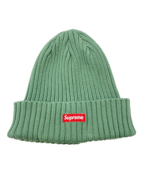 SUPREME（シュプリーム）SUPREME (シュプリーム) Overdyed Ribbed Small Box Logo Beanie Cap グリーン サイズ:-の古着・服飾アイテム