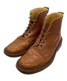 Tricker's（トリッカーズ）の古着「レースアップシューズ」｜ブラウン