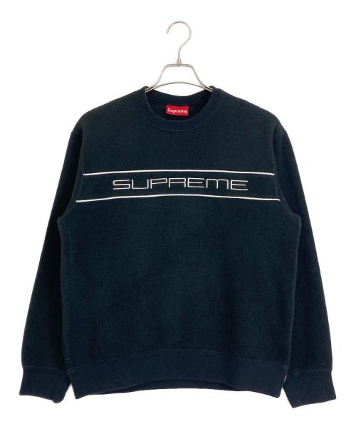 SUPREME（シュプリーム）SUPREME (シュプリーム) SUPREME(シュプリーム) Polartec Small Box Crewneck スウェット ブラック サイズ:Sの古着・服飾アイテム