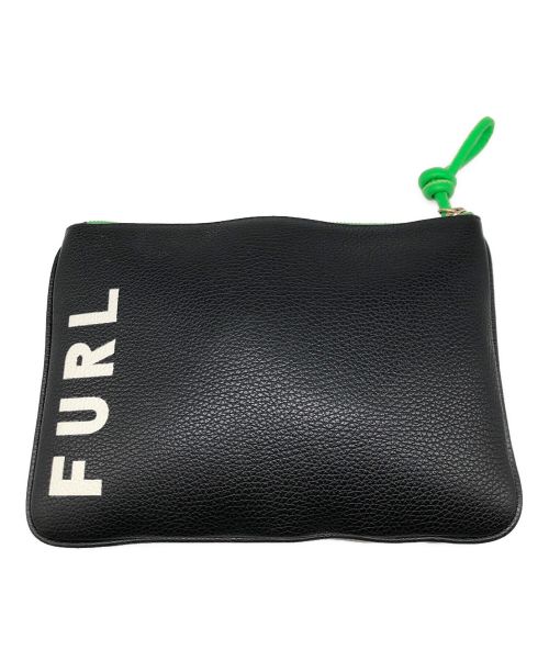 FURLA（フルラ）FURLA (フルラ) クラッチバッグ ブラックの古着・服飾アイテム