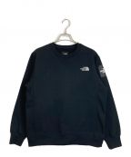 THE NORTH FACEザ ノース フェイス）の古着「THE NORTH FACE  Square Logo CREW」｜ブラック