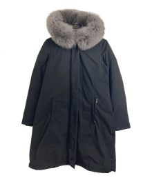 WOOLRICH（ウールリッチ）の古着「フォックスファーダウンコート」｜ネイビー