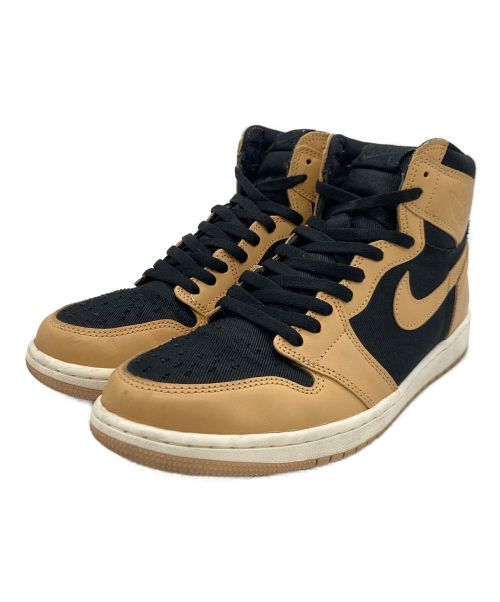 NIKE（ナイキ）NIKE (ナイキ) NIKE AIR JORDAN 1 RETRO HIGH OG ベージュ×ブラック サイズ:US 10.5の古着・服飾アイテム