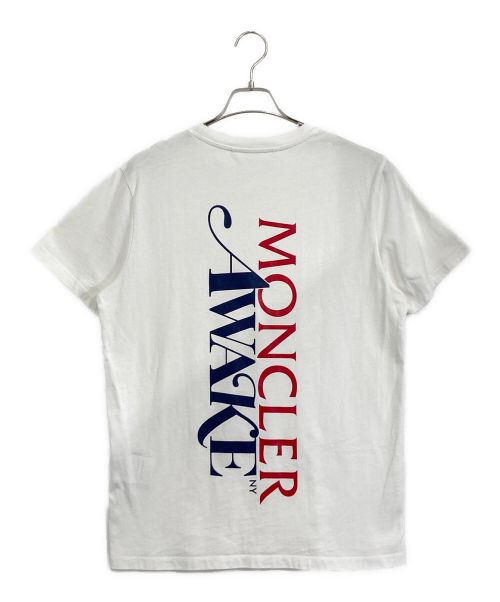 MONCLER（モンクレール）MONCLER (モンクレール) AWAKE NY (アウェイク ニューヨーク) MONCLER × AWAKE NY  Tシャツ ホワイト サイズ:Mの古着・服飾アイテム